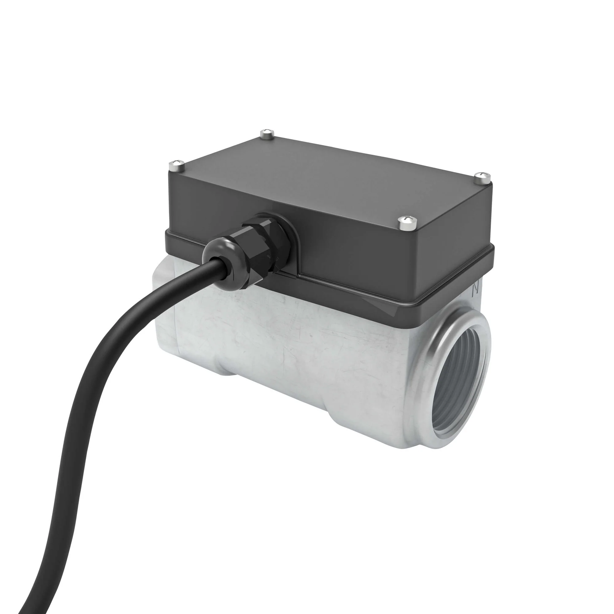 Paddlewheel Flow Meter, Aluminum Body, 0.3-3 GPM, 300 PSI, 1 Inch NPT Connection
