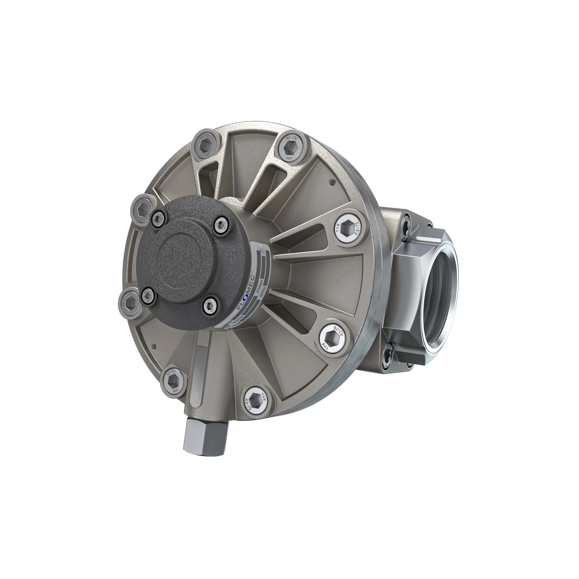 Oval Gear Flow Meter, SS Body, 8-130 GPM, 550 PSI