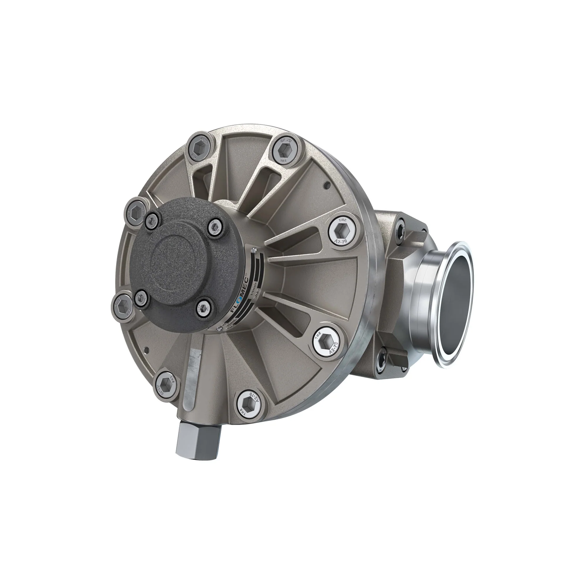 Oval Gear Flow Meter, SS Body, 8-130 GPM