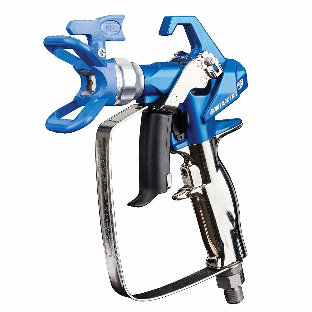 Spray Gun, Airless, 10 Inch-10 Inch, 1/4 Inch Size, Coatings/Enamels/Lacquers/Stains