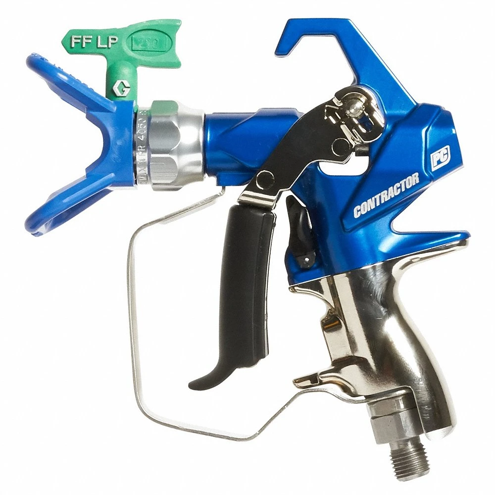 Spray Gun, Airless, 4 Inch-4 Inch, 1/4 Inch Size, Coatings/Enamels/Lacquers/Stains