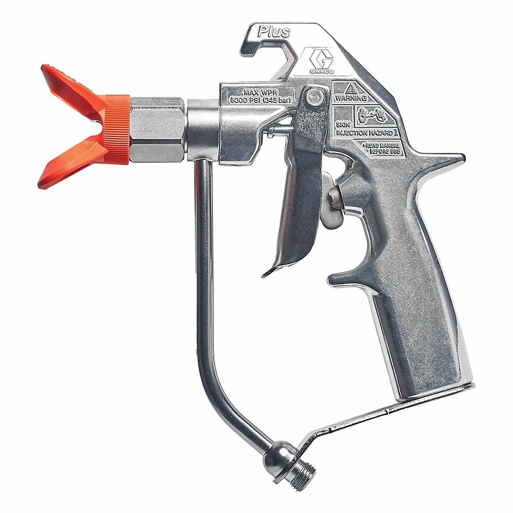 Spray Gun, Airless, 1/4 Inch Air Inlet Size, Coatings, NPSM, 5000 PSI Max Working Pressure