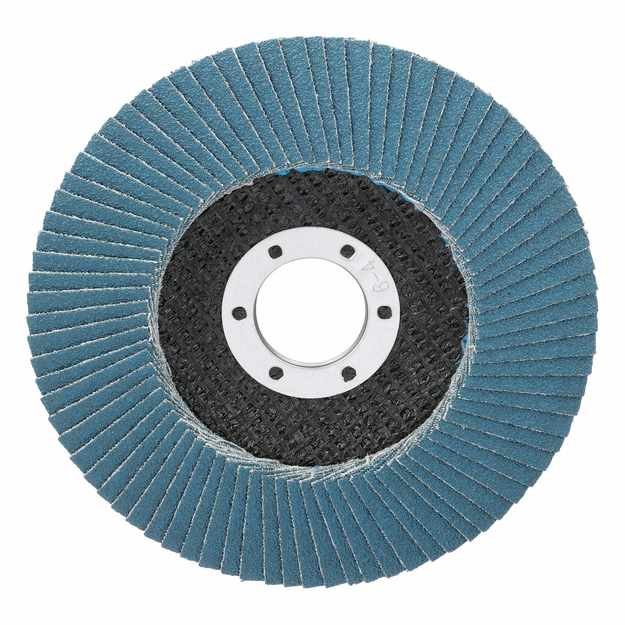 GRAINGER 05539518620 Flap Disc, Type 29, 4 1/2 Inch x 7/8 Inch, Zirconia Alumina, 80 Grit, Fiberglass Bk | CP9MDZ 60WJ64
