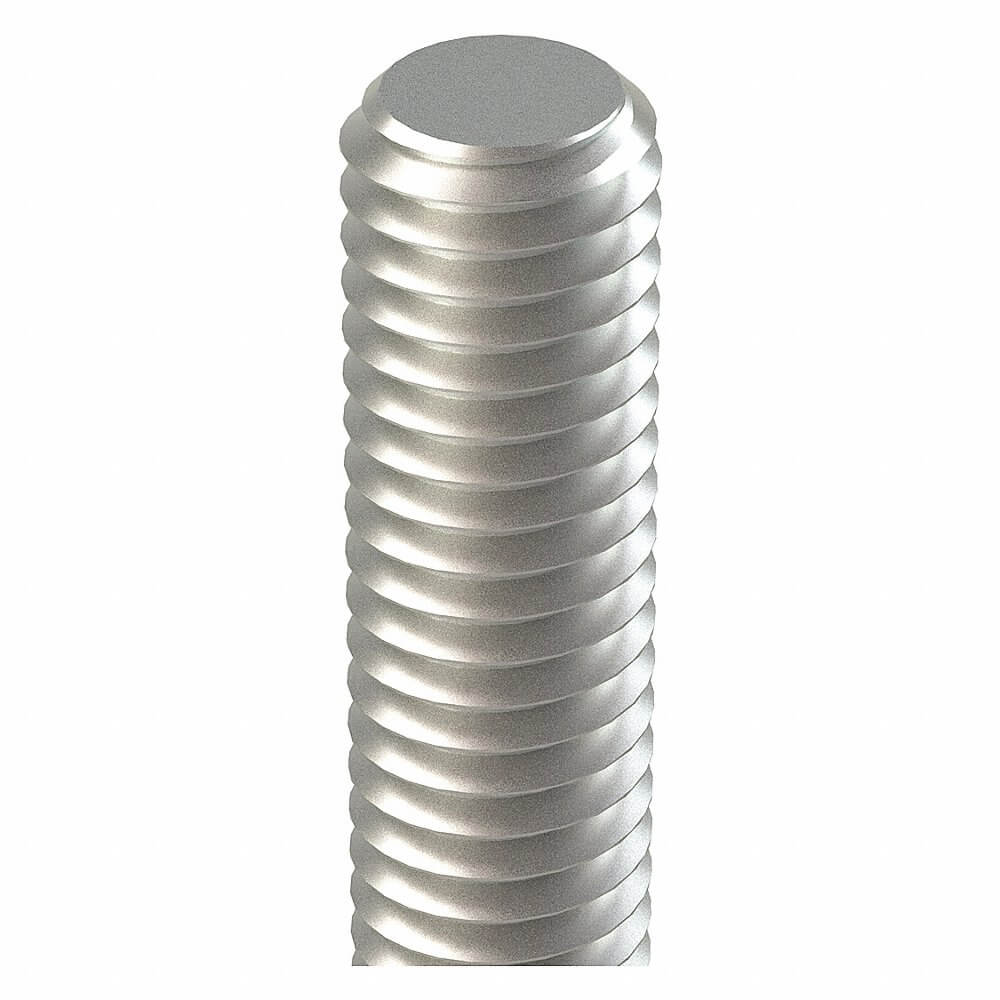 APPROVED VENDOR 32493 Threaded Stud Stainless Steel 3/8-24X3, 5PK | AD9EYL 4REG8