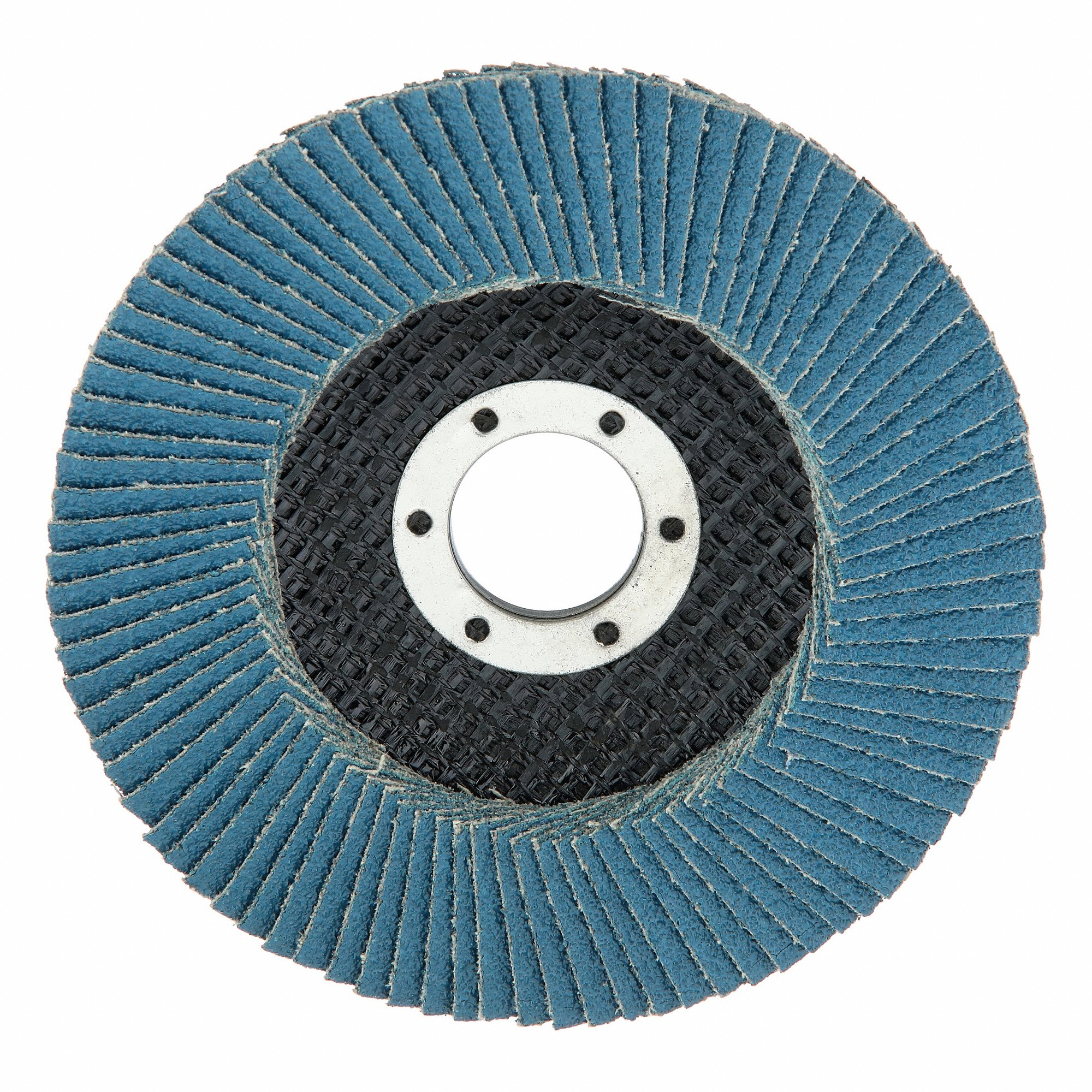 GRAINGER 05539563930 Flap Disc, Type 27, 4 1/2 Inch x 7/8 Inch, Zirconia Alumina, 60 Grit, Fiberglass Bk | CP9MDA 60WJ46