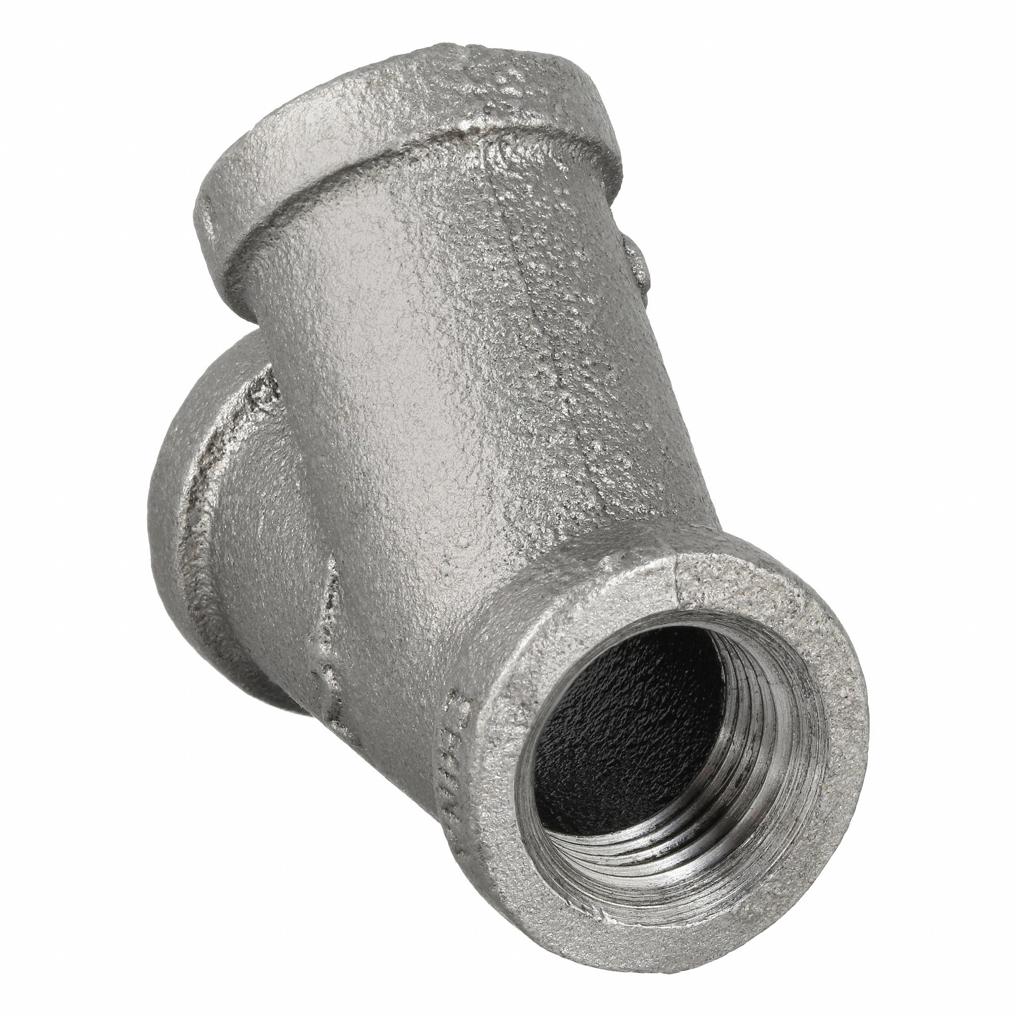 GRAINGER 783Y77 Wye, Malleable Iron, 1/2 Inch X 1/2 Inch X 1/2 Inch Fitting Pipe Size | CQ7KJG