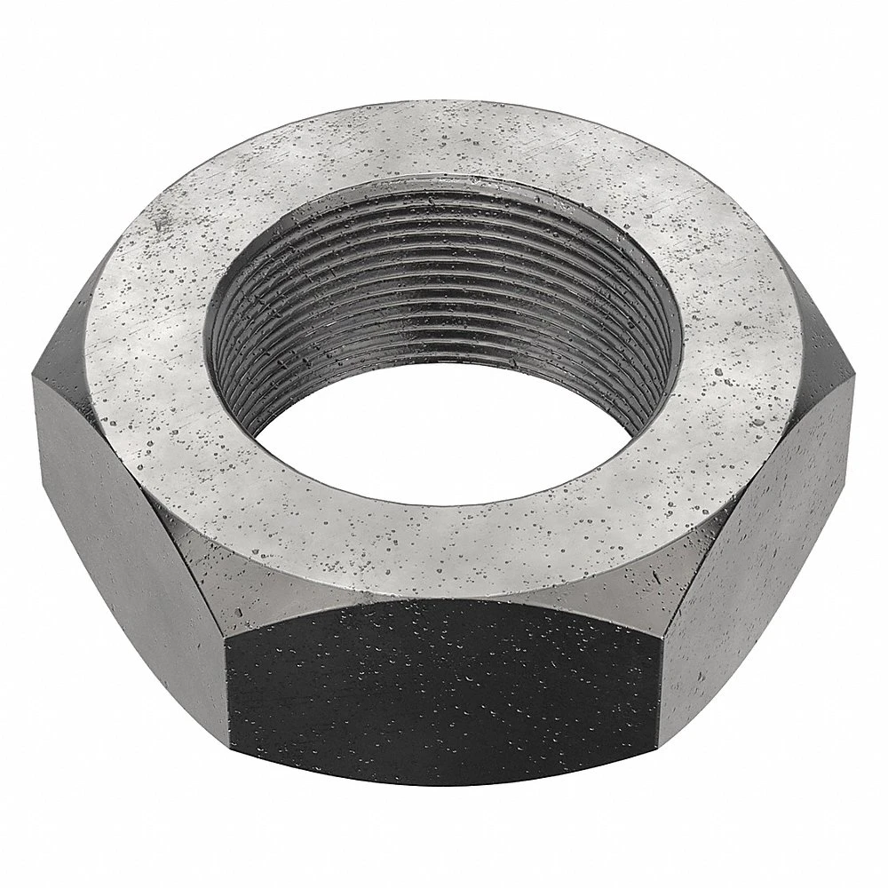 GRAINGER 1XA63 Jam Nut, 2 Inch-12 Thread, 3 Inch Hex Width, 1 1/64 Inch Hex Height, Steel, Not Graded | CQ2AUD