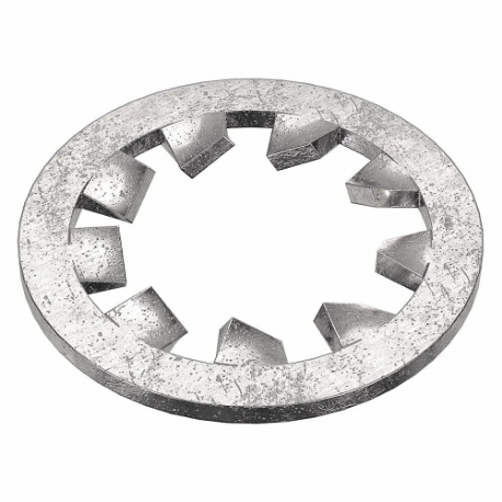 GRAINGER LW6I025OP-PK25 Lock Washer, Internal Tooth Lock, Stainless Steel, Plain, Plain, 25 PK | CQ2JVU 1EAN2