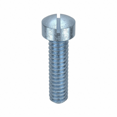 GRAINGER MSCI-1000750-100P Machine Screw, #10-24 Thread Size, 3/4 Inch Length, Steel, Zinc Plated, Fillister | CQ6XRA 1HA68
