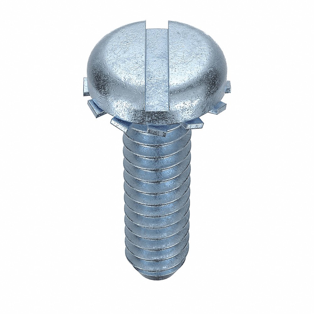 GRAINGER MSPEI0-600500-100P Machine Screw, #6-32 Thread, 1/2 Inch Length, Steel, 0.022 Inch Washer Thickness, 100PK | CG9UQQ 1PXY3