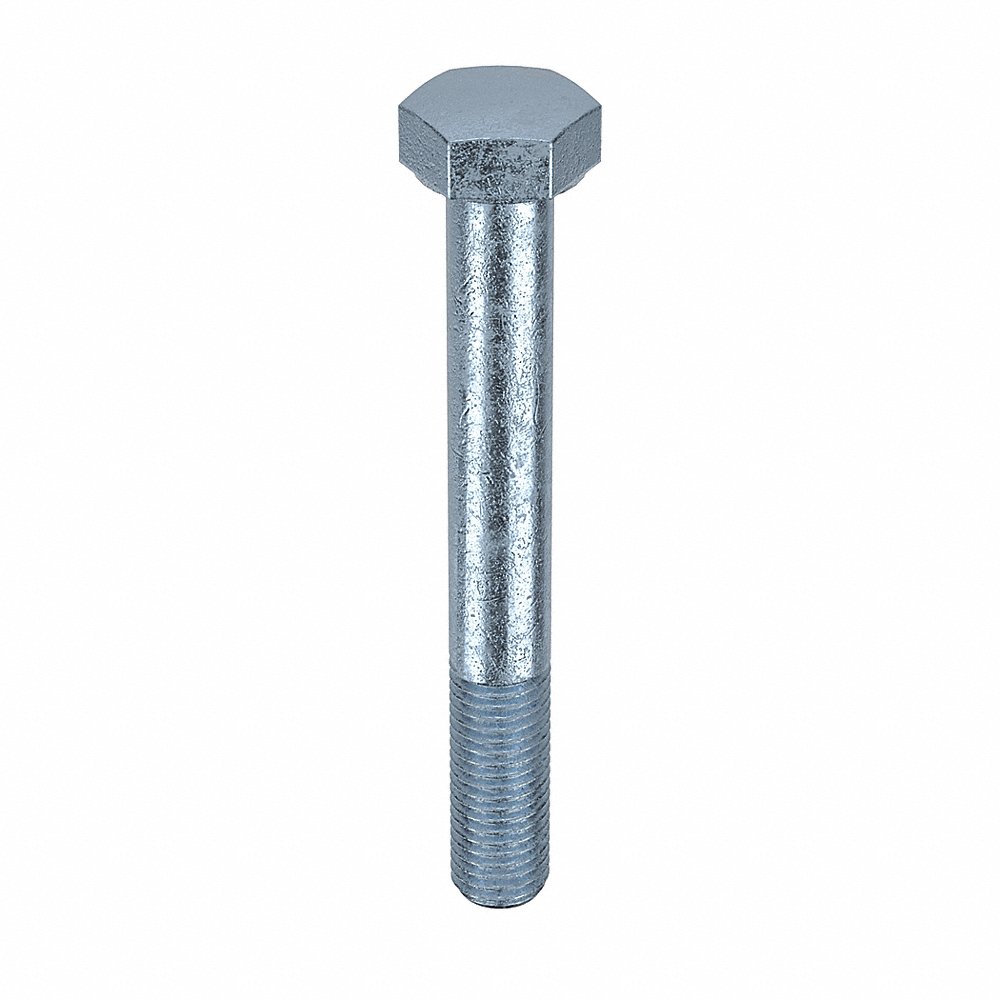 GRAINGER N01062.031.0250 Hex Head Cap Screw 5/16-24X2-1/2 Steel Grade 5 Zinc Plated, 50PK | AH8NJP 38WN03
