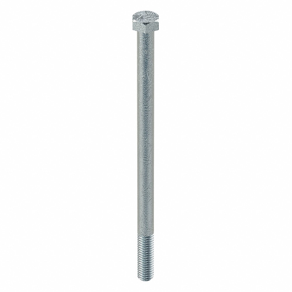 GRAINGER N01200.037.0650 Hex Head Cap Screw 3/8-16X6-1/2 Steel Grade 5 Zinc Plated, 10PK | AH8NNY 38WP04