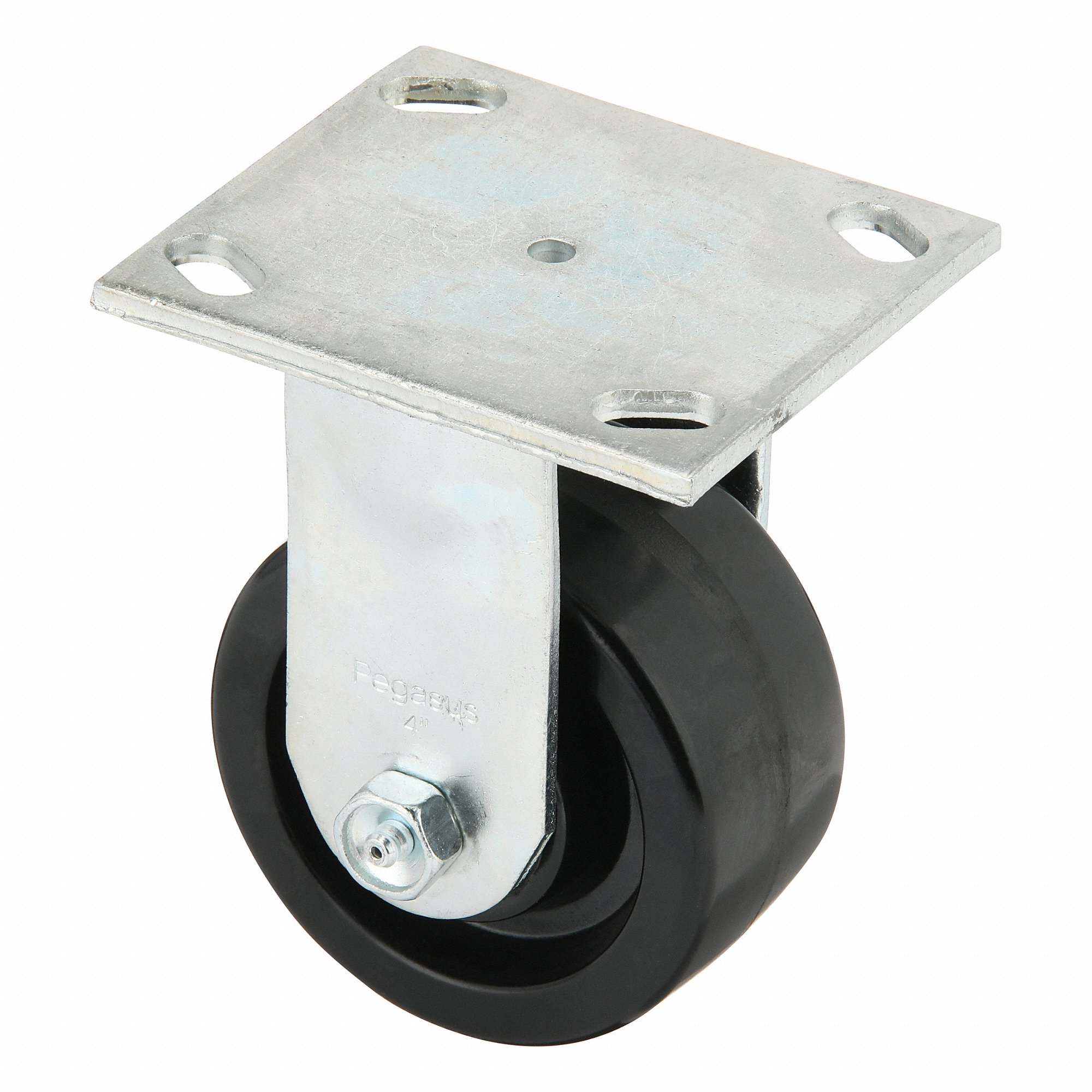 GRAINGER P21-PH040R-14-SET Standard Plate Caster, Rigid, Swivel, Phenolic, 800 lb, 4 Inch Wheel Dia | CE9FMG 55KC31