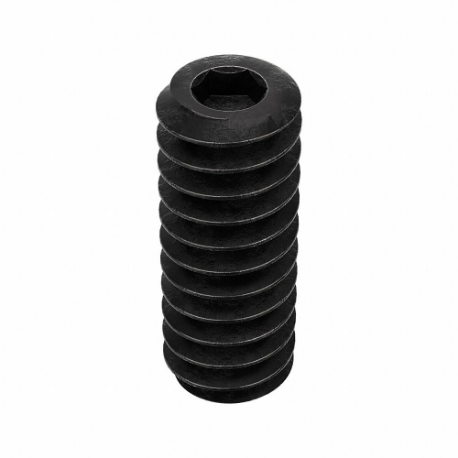 GRAINGER SDSS0060038CP-PK100 Socket Set Screw, #6-32 Thread Size, 3/8 Inch Length, Alloy Steel, 100 PK | CQ4LZR 5TAW3