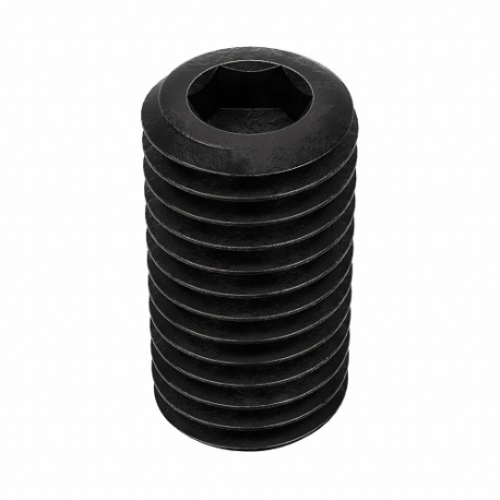GRAINGER SDSS0250050FP-PK100 Socket Set Screw, 1/4-28 Thread Size, 1/2 Inch Length, Alloy Steel, 100 PK | CQ4MCD 5YNW8