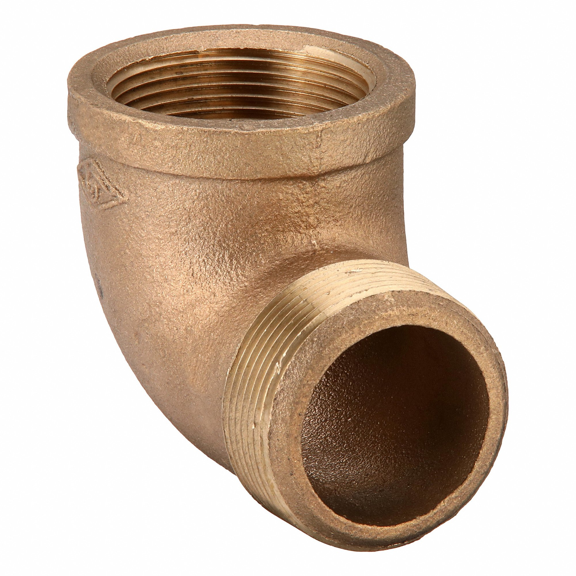 GRAINGER ZUSA-PF-10679 90 Deg. Street Elbow, Brass, 1 1/2 Inch X 1 1/2 Inch Fitting Pipe Size | CQ7GJV 60VX64