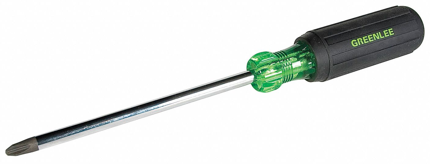 GREENLEE 0153-35C Screwdriver, Phillips Tip, 11 Inch Overall Length, 6 Inch Shank Length, #3 Tip Size | AE4HVF 5KPP9
