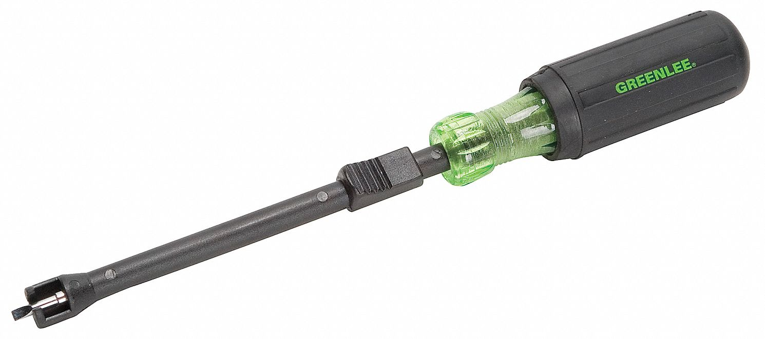 GREENLEE 0453-12C Screw Holding Screwdriver, 8-5/8 Inch Overall Length, 1/8 Inch Tip Size | AE4HVK 5KPR6