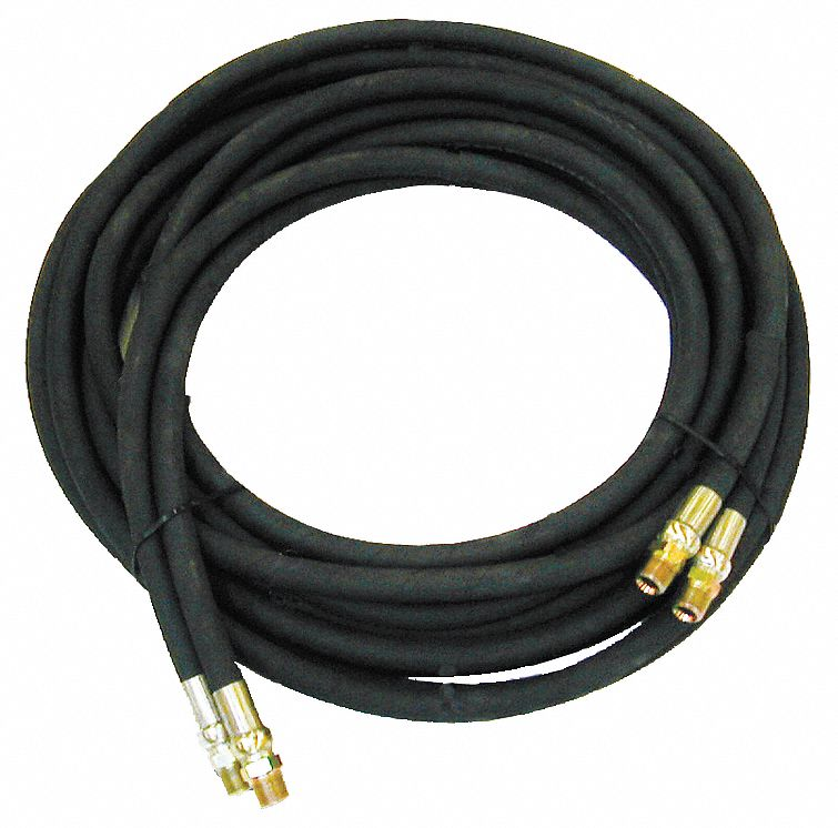 GREENLEE 111185 Double Wire Braid Hose, 25 Ft. Length, 1/2 Inch Inner Dia., 2250 psi Working Pressure | AE4XXZ 5NWK7