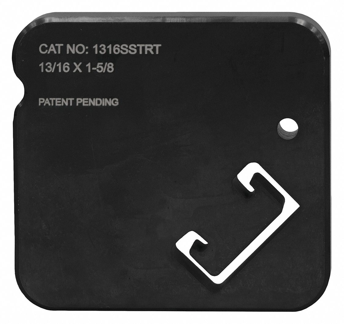 GREENLEE 1316SSTRT Single Strut Die, 13/16 x 1-5/8 Inch Size | CE9GEF 55EM57