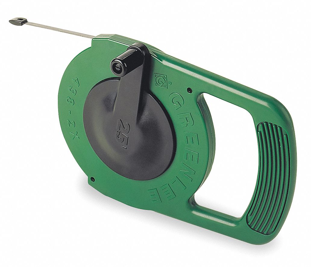 GREENLEE 438-2X Flat Fish Tape, 25 Ft. Length, 0.030 Inch Thickness, Steel, Pack Of 3 | AA9NTL 1ED73