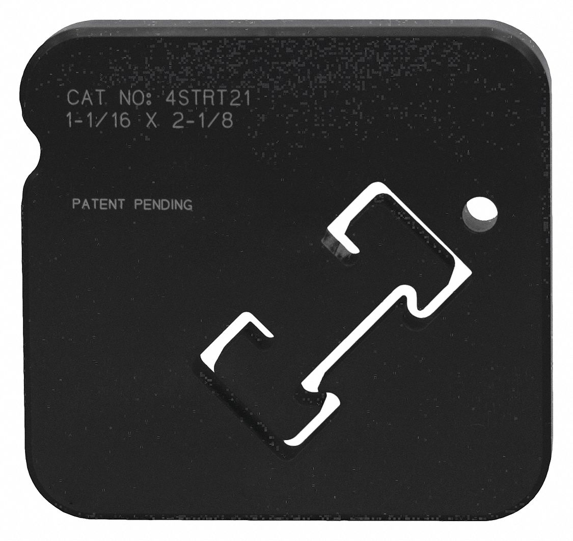 GREENLEE 4STRT21 Strut Die, 3/4 Inch Thickness, Tool Steel | CE9FFU 55EM55