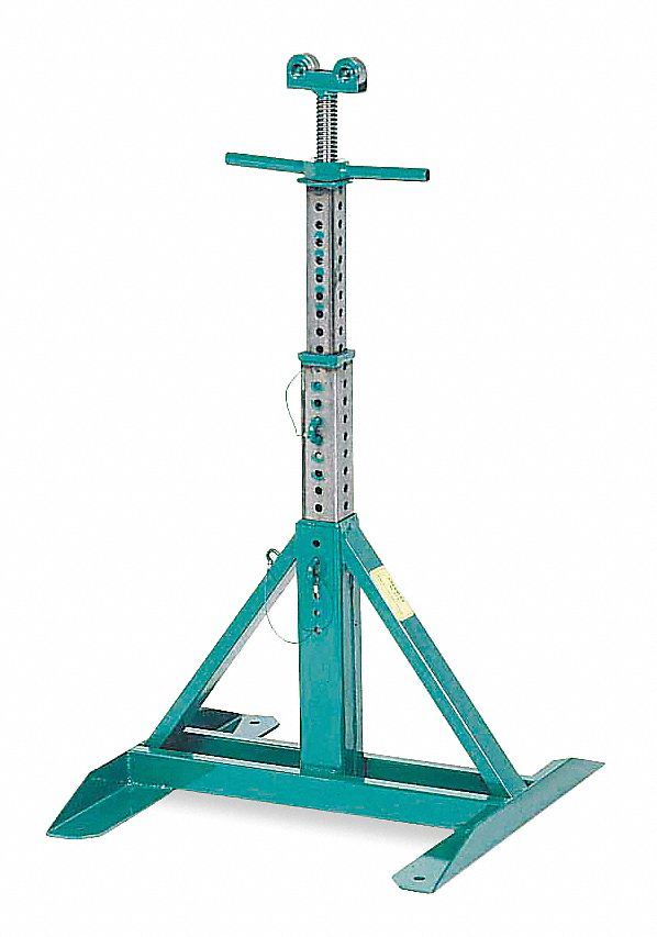 GREENLEE 683 Adjustable Reel Stand, 22 To 54 Inch Height, 2500 lbs. Capacity, Steel | AE3CCJ 5C649