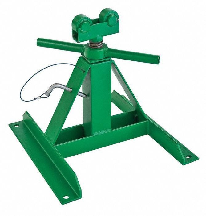 GREENLEE 687 Adjustable Reel Stand, 13 To 27 Inch Height, 2500 lbs. Capacity, Steel | AE3CCK 5C650