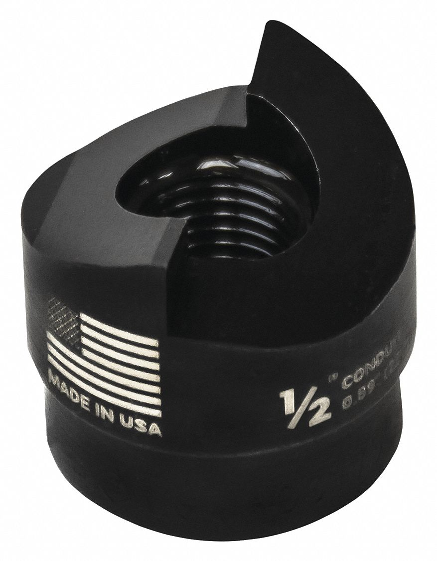 GREENLEE 721-1/2 Punch, Rd-.500 Conduit 22, 5 mm | CR3LQW 34F551