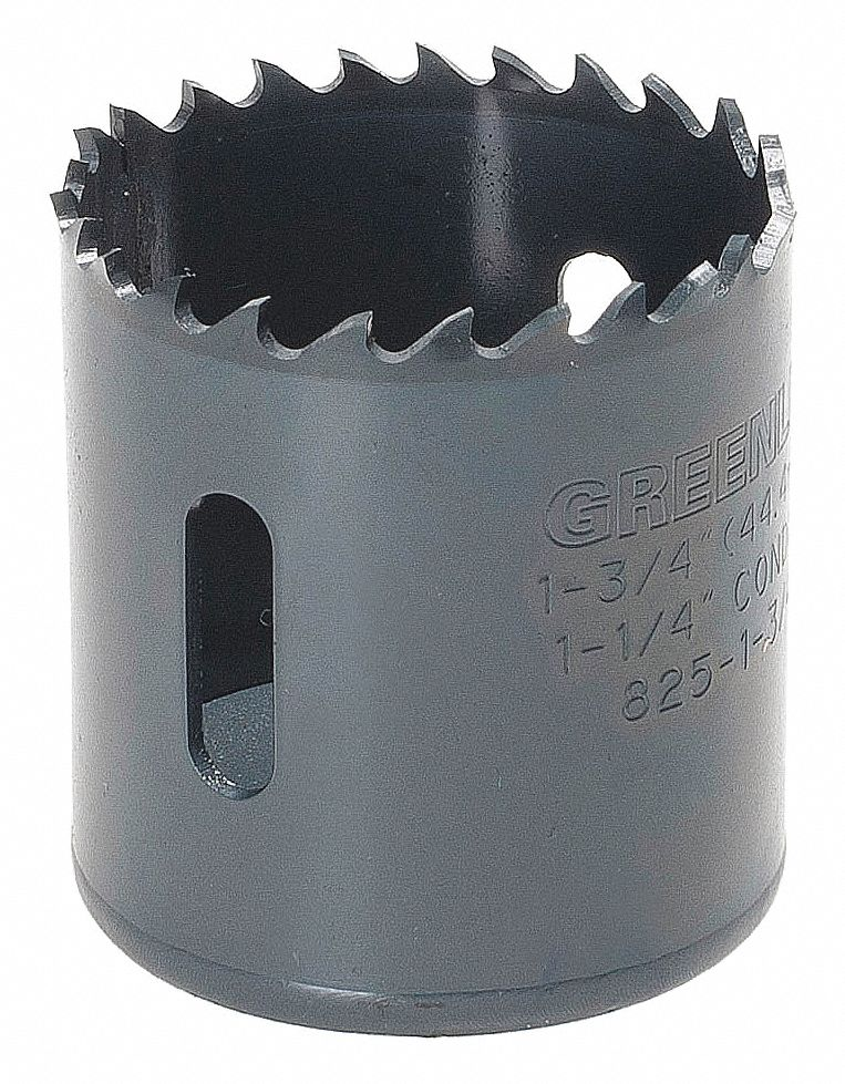 GREENLEE 825-1-3/4 Variable Pitch Hole Saw, 1-3/4 Inch Cutting Size | AH4VNA 35MJ04