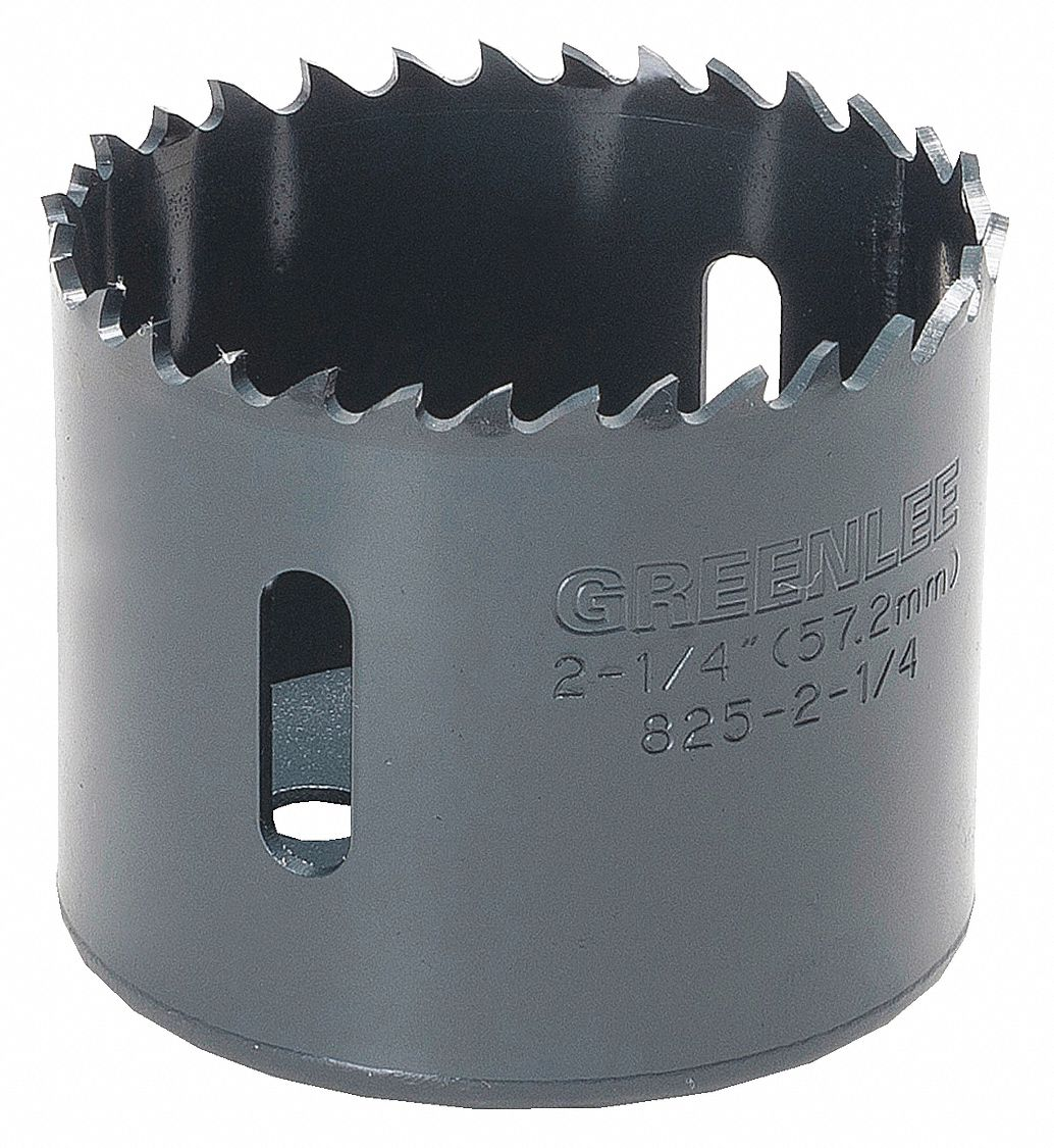 GREENLEE 825-2-1/4 Variable Pitch Hole Saw, 2-1/4 Inch Cutting Size | AH4VNC 35MJ06