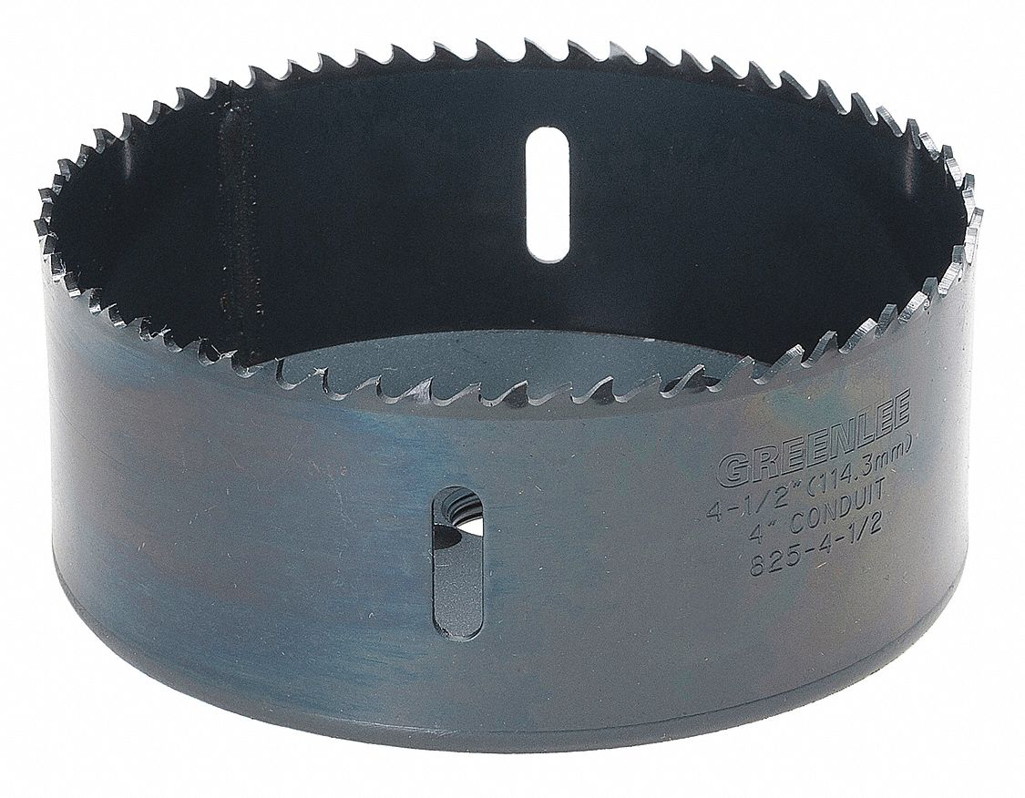GREENLEE 825-4-1/2 Variable Pitch Hole Saw, 4-1/2 Inch Cutting Size | AH4VNM 35MJ15