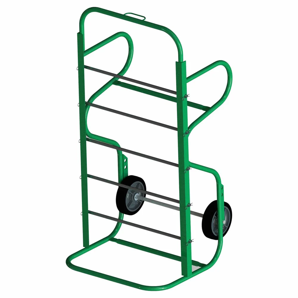 GREENLEE 911 Hand Truck Wire Cart, 54-1/2 Inch Length, 27 Inch Width, 26-1/2 Inch Height, Steel | AE3CCH 5C648