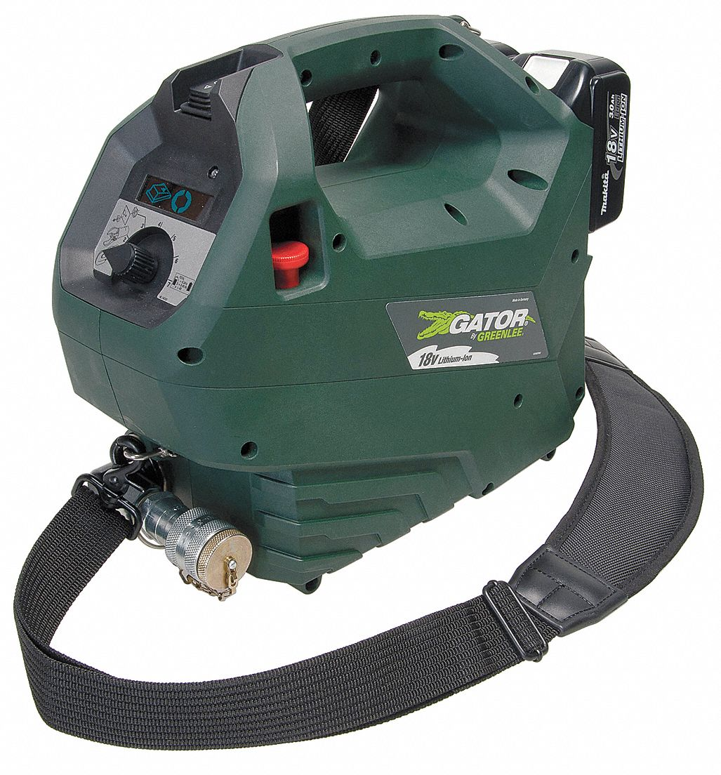 GREENLEE EHP700L11 Battery Powered Pump, 10000 psi Pressure Rating, 2 Stage | AF7KUL 21TX97