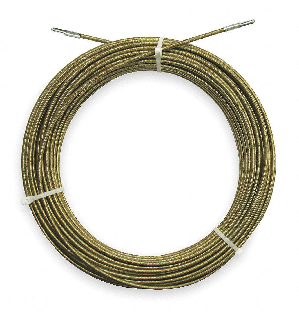 GREENLEE FS439-100 Flexible Fish Tape, 100 Ft. Length, 500 lbs. Tensile Strength, 3/16 Inch Width, Steel | AC2XRP 2NXF2