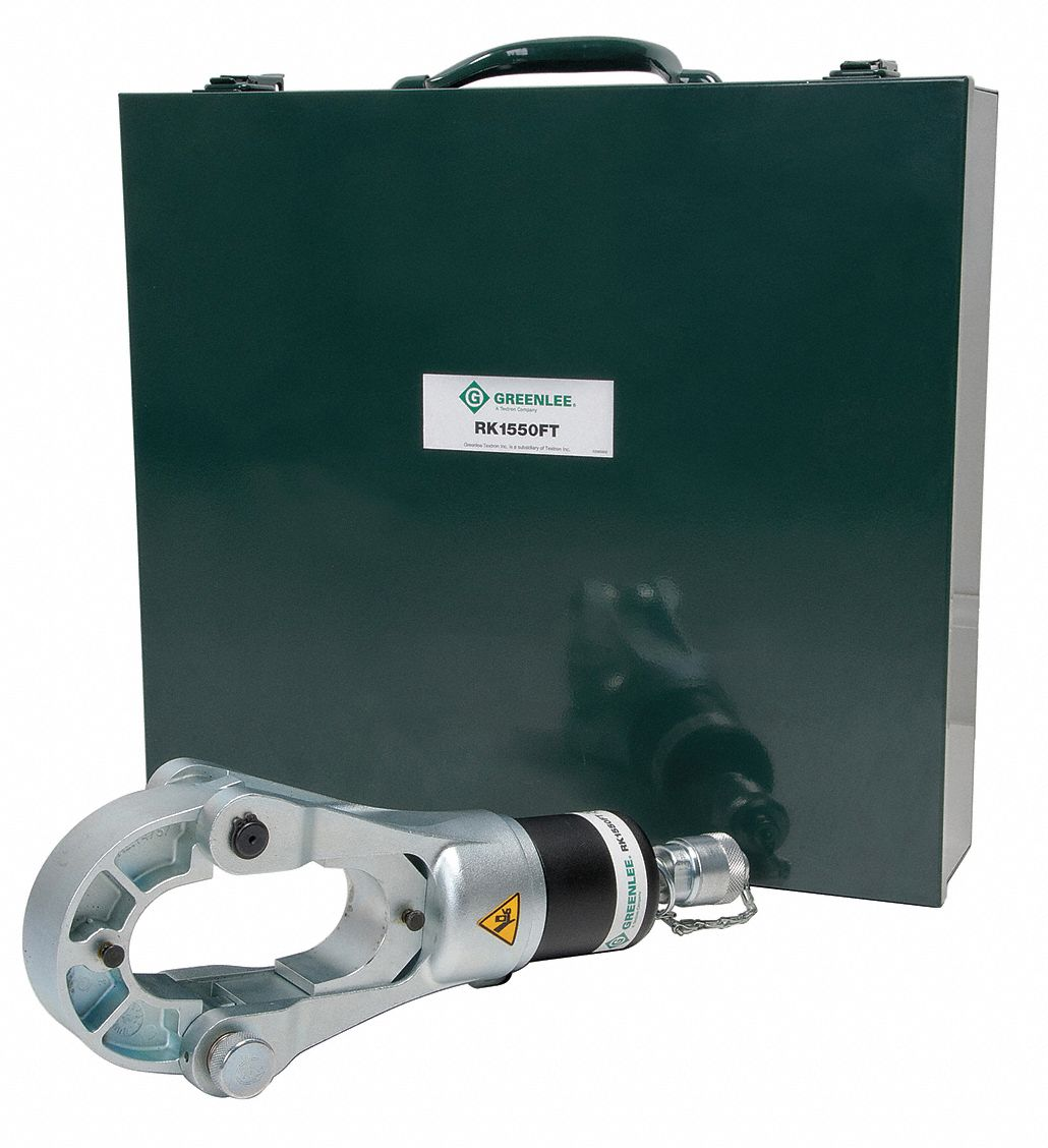 GREENLEE RK1550FT Dieless Crimping Tool, 15 Ton Crimping Force, 13.75 Inch Overall Length | AC7ZWX 39D705