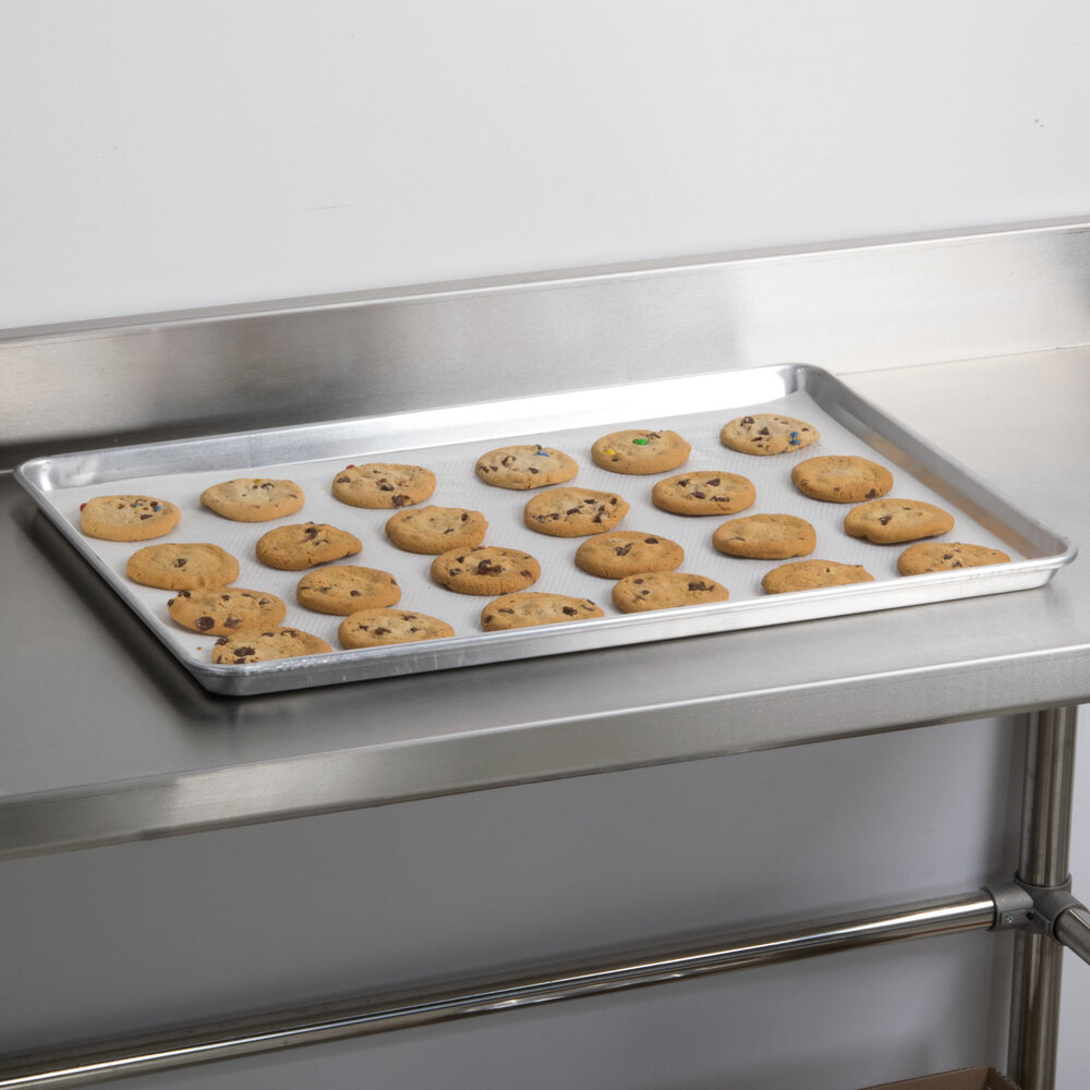 Wire In Rim Aluminum Perforated Sheet Pan, 18 Gauge 18 X 26 Inch Size