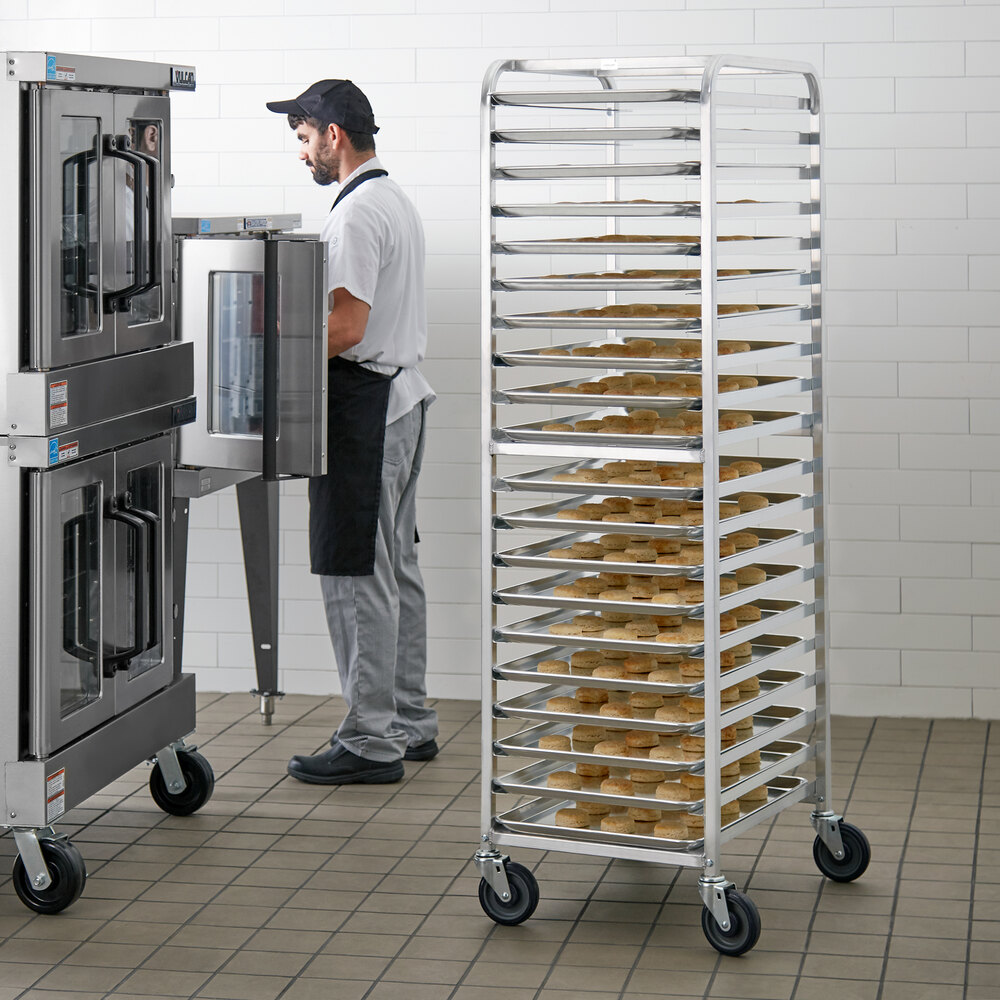 20 Pan End Load Bun, Sheet Pan Rack, Assembled