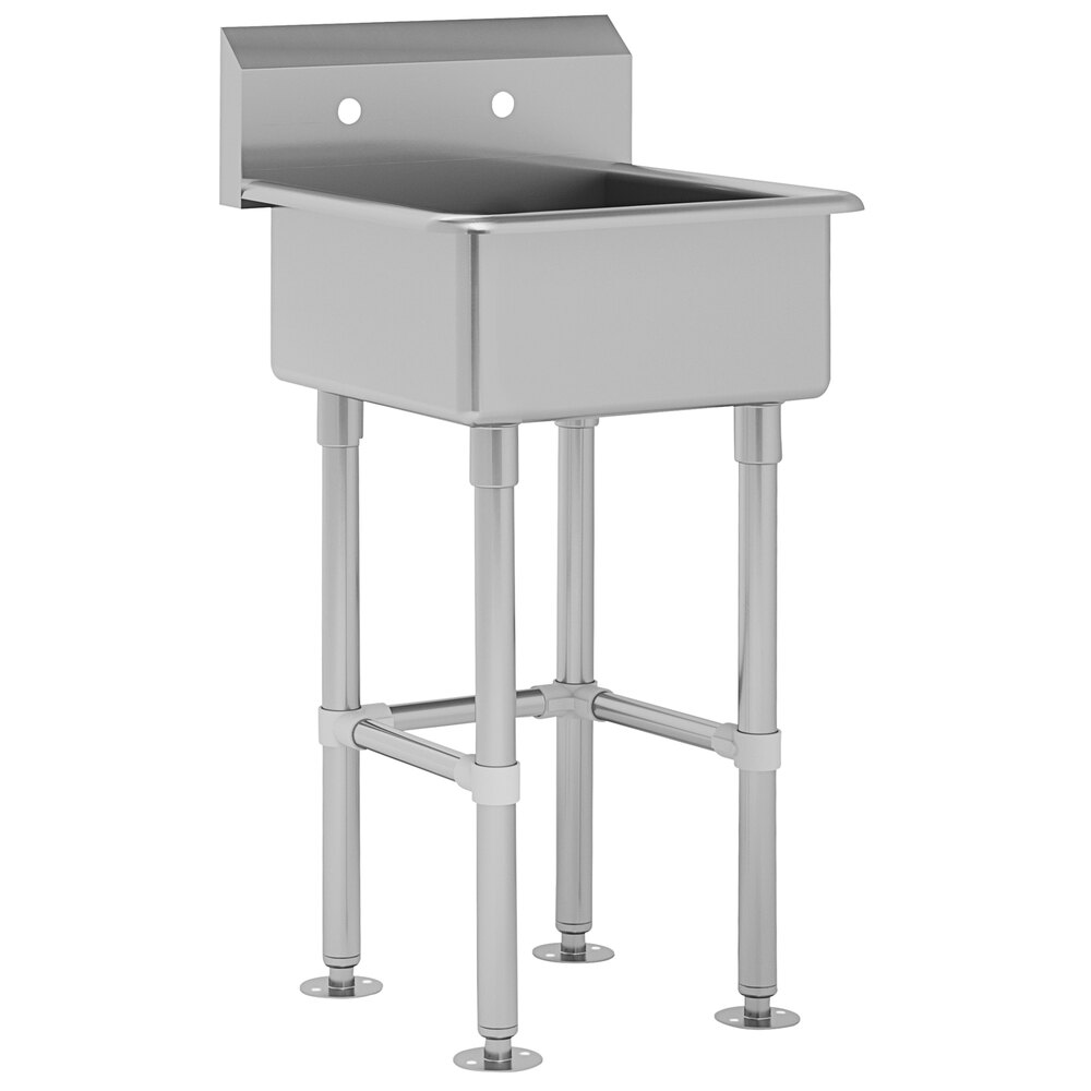 Service Sink With 10 Inch Size Deep Bowl For 1 Faucet, 23 X 23 Inch Size