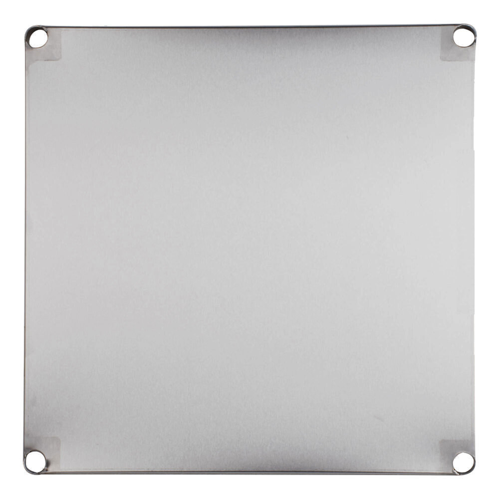 Solid Stainless Steel Shelf, 24 X 24 Inch Size