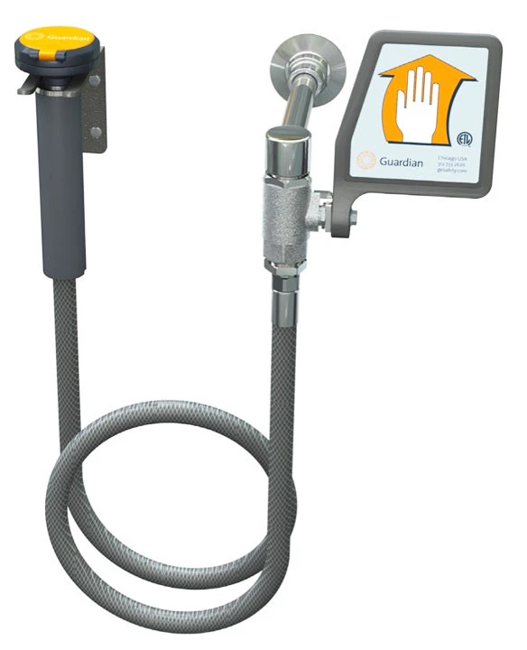 Drench Hose Unit, Wall Mounted