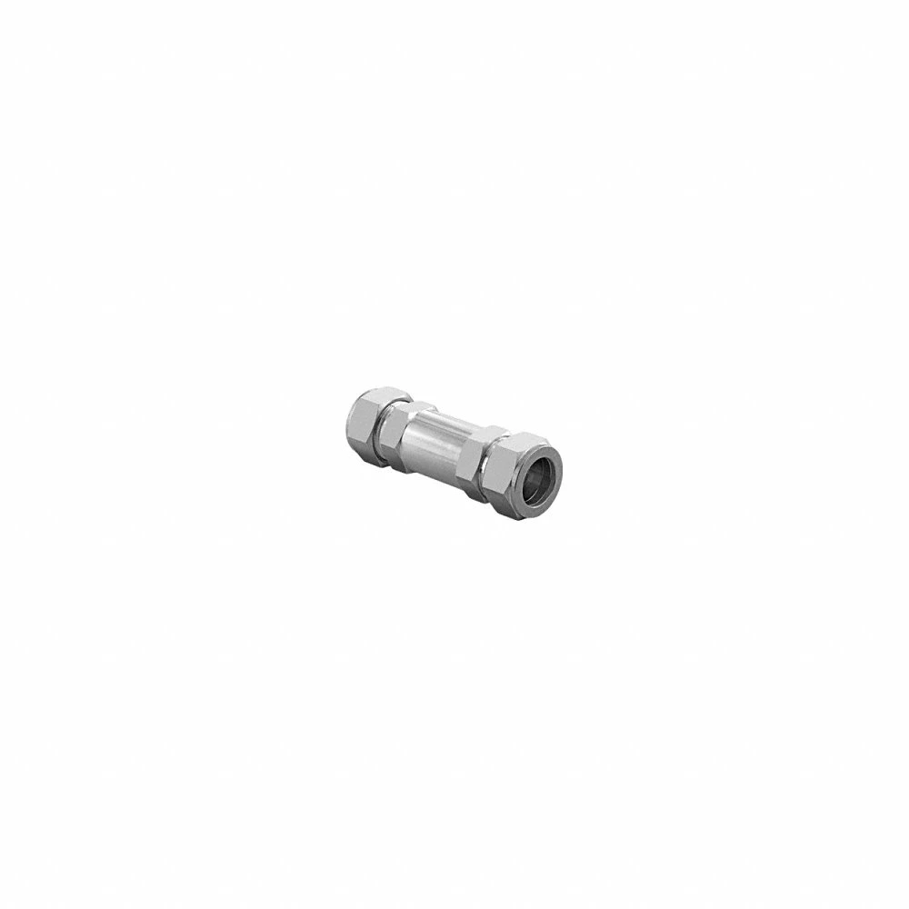 Check Valve, Poppet Inline Let-Lok, Stainless Steel, Check Valve 1/4 Inch Size