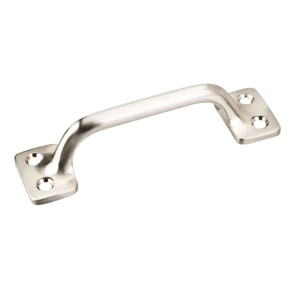 Sash Pull 4-1/16 Inch x 1-1/8 Inch Inch Satin Nickel Finish