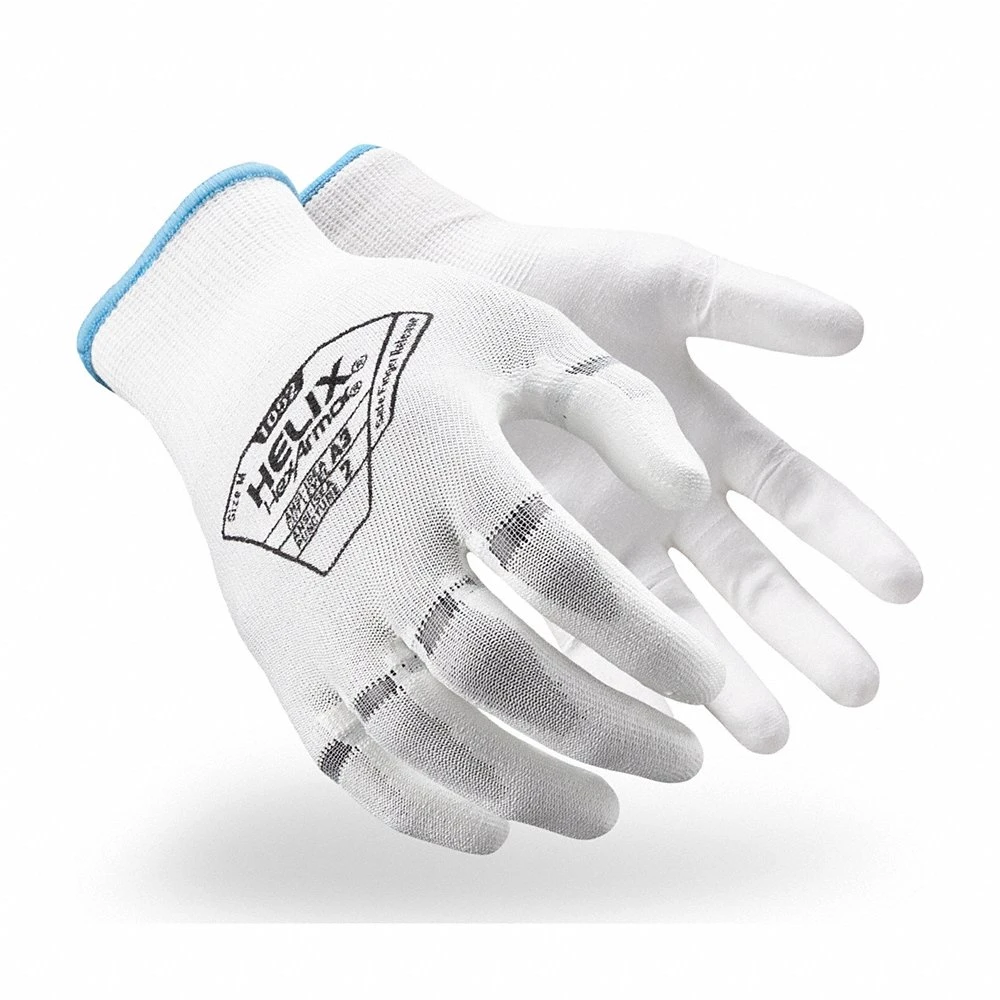 Knit Gloves, 3XL- 12, ANSI Cut Level A3, Palm, Dipped, Polyurethane, Textured, 1 Pair