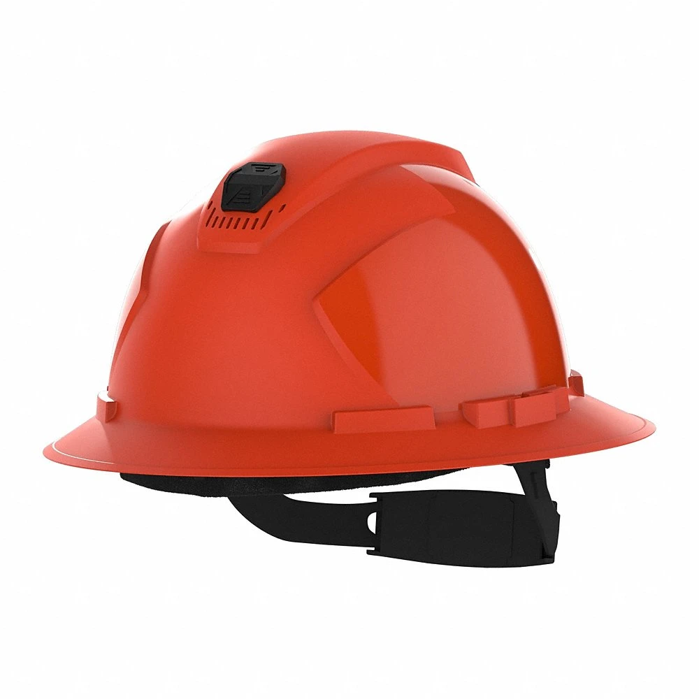 Hard Hat, Full Brim, Ratchet, Orange