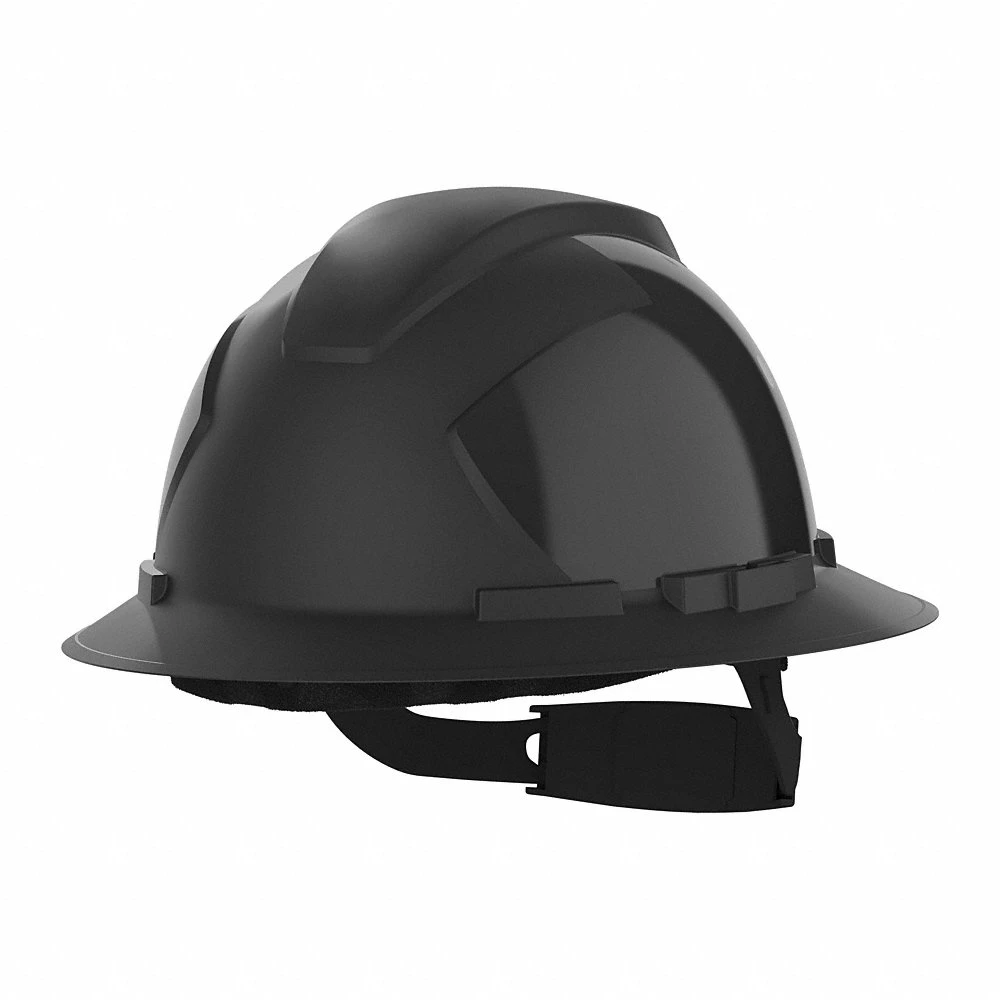 Hard Hat, Black, No Graphics, Ratchet, Ratchet, ABS, HexArmor, Basic Colors