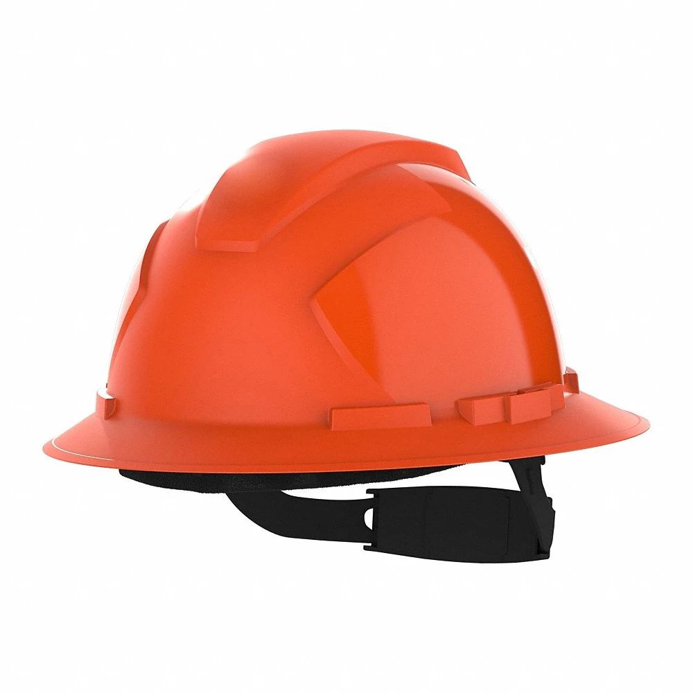 Hard Hat, High-Visibility Orange, No Graphics, Ratchet, Ratchet, ABS, HexArmor