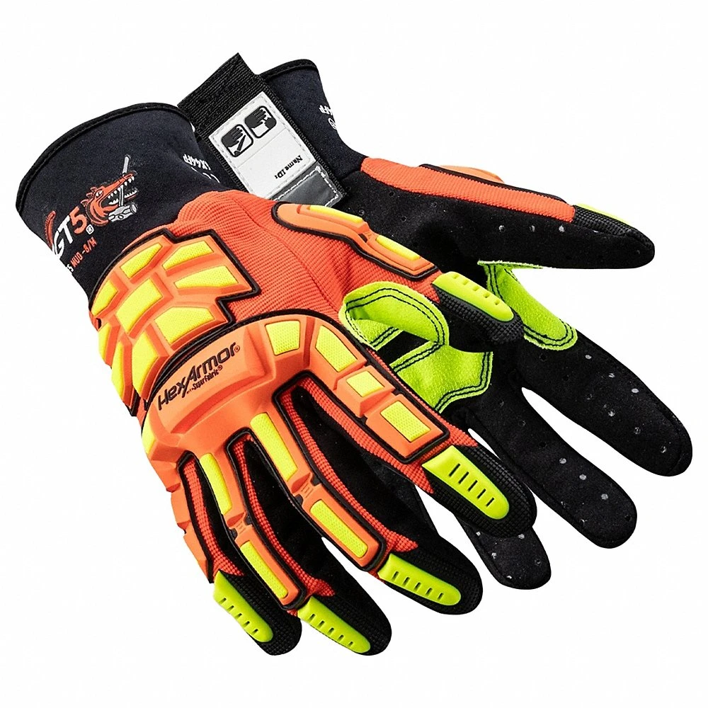 Mechanics Gloves, 3XL- 12, Mechanics Glove, Synthetic Leather with TPX Grip, Palm, 1 Pair