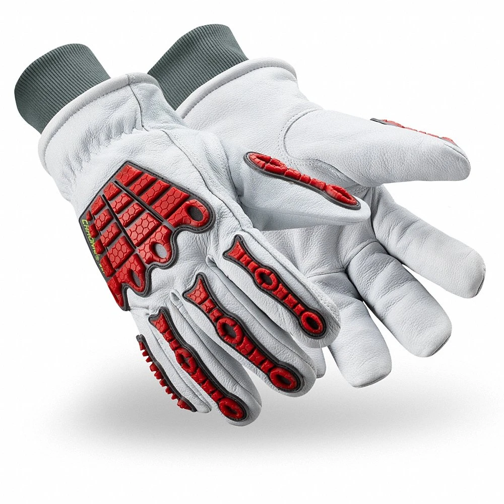 Leather Gloves, XS- 6, -40 Deg F Min Temp, ANSI Cut Level A7, ANSI Impact Level 2, 1 Pair