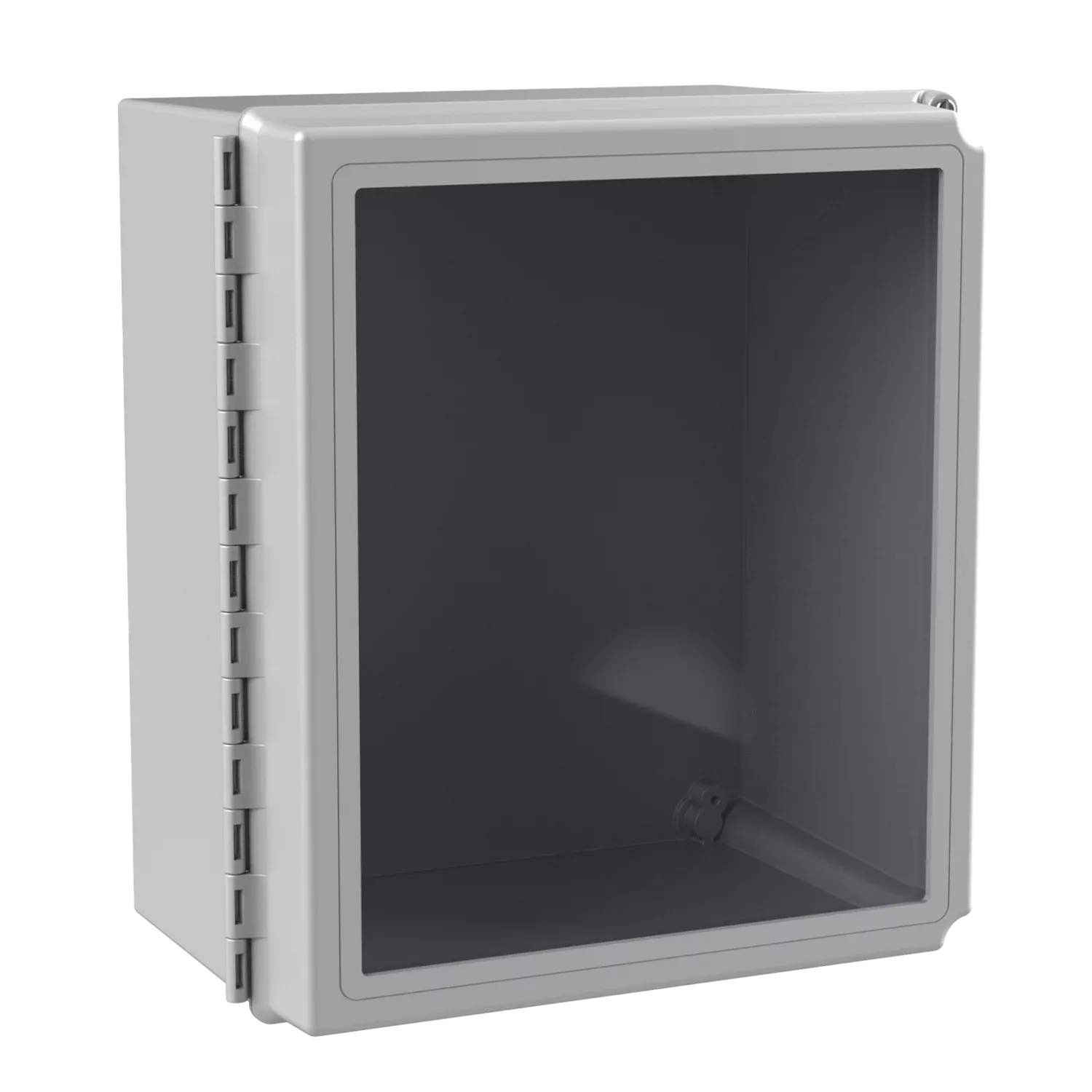 HOFFMAN A14128CHSCFGW Enclosure, Continuous Hinge, 14 x 12 x 8 Inch Size, Fiberglass, Window Cover | CH8ARY
